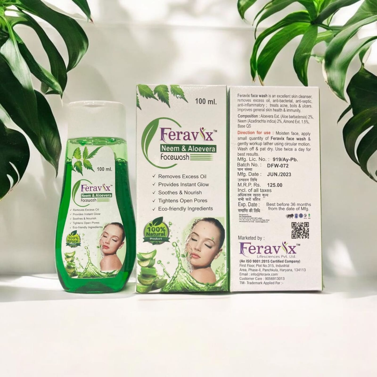 Feravix Neem and Aloevera Face Wash